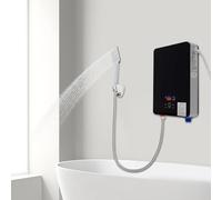 WFIETN - Calentador de agua eléctrico, 6500 W, calentador de agua caliente con manguera y ducha de mano, nivel impermeable IPX4, para cocinas, baños, escuelas, presión 0,2-0,6 MPa