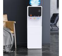 WFIETN - Dispensador de agua eléctrico de pie, caliente y frío, doble función, máquina de beber de pie, dispensador de agua caliente y fría con 500 W de potencia de calentamiento y 75 W de potencia
