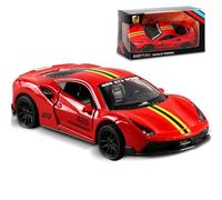WFKKMEQ Coche Modelo, Coche de Juguete, Maqueta Realista de Coche a Escala 1:43, Race & Play de Colección, Regalo Ideal para Niños a Partir de 3 Años y Coleccionistas (Rojo)