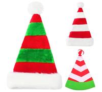 WFKKMEQ Gorros de Papa Noel, Gorro Navidad Adulto, Hat de Navidad y Sombreros de Santa Claus Tradicionales, fiestas y mercado, adultos y niños