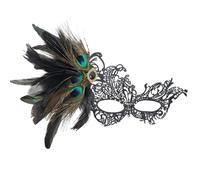 WFKKMEQ Mascaras Veneciana, Máscara de plumas de encaje para mujer, Máscara de Mascarada Mujeres, Máscara de Encaje Veneciana Mujer, para Carnaval Bailes de Máscaras Fiesta Accesorios para Mascarada