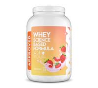 WFN Approved Whey - Fresa - 1 kg - Proteína en polvo con lactasa - Proteína de suero muy soluble - Fabricado en Alemania - Probado en laboratorio externo