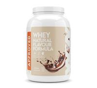 WFN Approved Whey Proteína en Polvo - Natural Chocolate - Sin Edulcorantes ni Azúcares Añadidos - 1 kg - Con Lactasa - Producido y Analizado en Laboratorio en Alemania