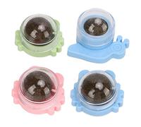 WFNIHONHON 4pcs Bola de Hierba gatera interactiva Limpieza de Dientes Naturales Cangrejo Gato Gato Bola Juguete para Gatos Gatitos