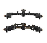 WFNIHONHON para Axial SCX24 RC Crawler Truck Latón Ejes elevados delanteros y traseros con contrapesos de cubo de rueda, para vehículos con orugas escala 1/24, piezas de