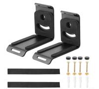 WFor All - Soporte para altavoces inalámbricos compatible con Fire TV Speaker 4 con durabilidad de acero galvanizado y almohadillas EVA para integridad del altavoz