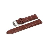 WFRUEDWC 12 14 16 18 19 20 21 22 22 24 mm de cuero Reloj Cinturón de la banda Relojes de la muñeca Band Red Black White Watch Strap (Color: Pink RG, Tamaño: 22 mm)