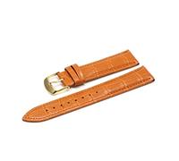 WFRUEDWC 12 14 16 18 19 20 21 22 22 24 mm de cuero Reloj Cinturón de la banda Relojes de la muñeca Band Red Black White Watch Strap (Color: Pink RG, Tamaño: 22 mm)