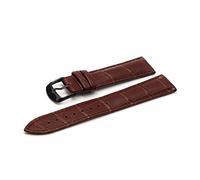 WFRUEDWC 12 14 16 18 19 20 21 22 22 24 mm de cuero Reloj Cinturón de la banda Relojes de la muñeca Band Red Black White Watch Strap (Color: Pink RG, Tamaño: 22 mm)