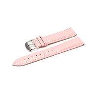 WFRUEDWC 12 14 16 18 19 20 21 22 22 24 mm de cuero Reloj Cinturón de la banda Relojes de la muñeca Band Red Black White Watch Strap (Color: Pink RG, Tamaño: 22 mm)