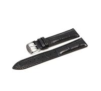 WFRUEDWC 12 14 16 18 19 20 21 22 22 24 mm de cuero Reloj Cinturón de la banda Relojes de la muñeca Band Red Black White Watch Strap (Color: Pink RG, Tamaño: 22 mm)