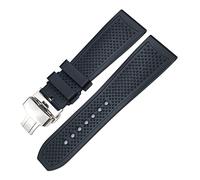 WFRUEDWC 20 mm 21 mm 22 mm 23 mm 24 mm Correa de reloj de silicona de goma Compatible con Cartier London Tank Santos Sports Soft Wating Watch Bands Serie