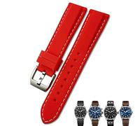 WFRUEDWC 20 mm de 21 mm 22 mm de goma silicona azul Black Blue Watchs para IWC Pilot Mark 18 Watch Sports Store