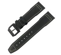 WFRUEDWC Banda de reloj de cuero genuino 20/21/22 mm Fit For IWC Mark XVIII LE Petit Prince Pilotu2019s Watch IW3777 IW3270 Brown Cow Wide Strap