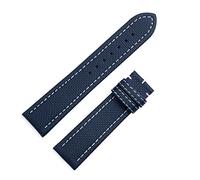WFRUEDWC Banda de vigilancia 22 mm para Breitling Avenger Soft Patrón a Cuadros Strap de la Banda de Cuero de Cuero