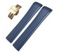 WFRUEDWC Bandas de goma fluoroso colorida de 21 mm reloj para Patek 5164a 5167a Aquanaut Philippe Series Butterfly Hebla