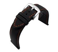 WFRUEDWC Cabina de la banda de vigilancia de lienzo de nylon para Omeg-A Sele Sea Fit para Master AT150 20 mm 22 mm de 24 mm Pulsera de reemplazo de reloj Fit para cincuenta espinas de reloj (color: