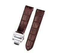 WFRUEDWC Correa de reloj de cuero genuina para Cartier Santos 100 cuero 20 mm de 23 mm Banda