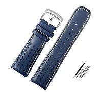 WFRUEDWC Correa de reloj de cuero genuina para Citizen Blue Angel Generation AT8020-54L/JY8078 Air Eagle Cowhide de segunda generación 22 23 mm