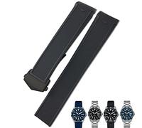 WFRUEDWC Correa de silicona de goma de 20 mm de 20 mm Bandas de reloj marrón azul azul para la etiqueta Aquaracer F1 Pulsera impermeable de buceo