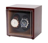 WFRUEDWC Enrolladores de Reloj de la Caja de bobinado Spinner-Caja de Relojes mecánicos automáticos de 2 Posiciones Reloj de Doble Potencia.