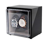 WFRUEDWC Enrolladores de Reloj de la Caja de bobinado Spinner-Caja de Relojes mecánicos automáticos de 2 Posiciones Reloj de Doble Potencia.