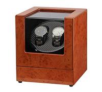 WFRUEDWC Enrolladores de Reloj de la Caja de la Bobina de hilería - 2+0 Rosewood Automatic Winder Winder Watch Motor Shaker Caja de Joyas de joyería Home Caja de Almacenamiento de Reloj de Clase Alta