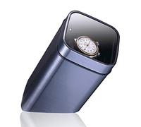 WFRUEDWC Enrolladores de Reloj de la Caja de la Buque de hilandería: Aluminio Creativo de Aluminio de Aluminio único baterías de batería automática Motor de Mute Reloj de Reloj Vigilante de Viento de