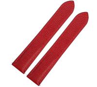 WFRUEDWC Litchi Leather Watch Strap para Cartier Tank London Solo Series WSTA0029 WSTA0030 CORTE DE RELOJ DE CUERO 22 mm 23 mm hombres y mujeres