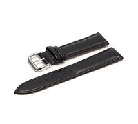 WFRUEDWC Llegó 14 mm de 16 mm 18 mm 20 mm 22 mm de 24 mm Bracelet de cuero Bracelet Bracelet Bracelet Brown Watch Strap (color: marrón claro Bk, tamaño: 24 mm)