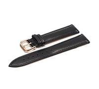 WFRUEDWC Llegó 14 mm de 16 mm 18 mm 20 mm 22 mm de 24 mm Bracelet de cuero Bracelet Bracelet Bracelet Brown Watch Strap (color: marrón claro Bk, tamaño: 24 mm)