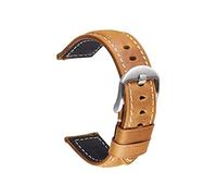 WFRUEDWC Madre de cuero Fit For Samsung Fit para Huawei Fit For Honor 20 mm 22 mm 24 mm Repando de reemplazo impermeable Banda de reloj Accesorios Reloj