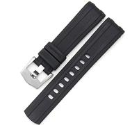 WFRUEDWC Mira la banda para Omega Seamaster 007 Planet Ocean At150 Pin Hebilla Silicona Reloj Strap Accesorios de reloj Pulsera de goma