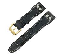 WFRUEDWC Para IWC IW3777 IW3270 Mark 18 Big Pilotu2019s Reloj Strap Soft Cowhide Pulseras de cuero de vaca 20 mm 21 mm 22 mm Banda de cuero de cuero
