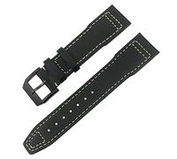 WFRUEDWC Para IWC IW3777 IW3270 Mark 18 Big Pilotu2019s Reloj Strap Soft Cowhide Pulseras de cuero de vaca 20 mm 21 mm 22 mm Banda de cuero de cuero