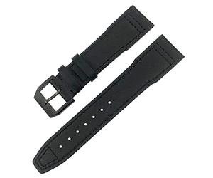 WFRUEDWC Para IWC IW3777 IW3270 Mark 18 Big Pilotu2019s Reloj Strap Soft Cowhide Pulseras de cuero de vaca 20 mm 21 mm 22 mm Banda de cuero de cuero