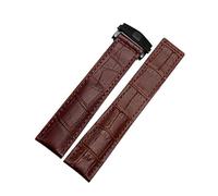 WFRUEDWC Pulsera de cuero genuino 19 mm 20 mm 22m para etiqueta Heuer Watchband Men Wutgatches Accesorios de banda Follo de cuero de cuero Correa