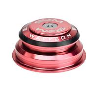 WFS HY713 - Juego de auriculares semiintegrados cónicos de 1-1/8 a 1-1/2 pulgadas para tubos de cabeza cónica, aleación de aluminio CNC, sin rosca, rodamientos sellados para bicicleta de montaña