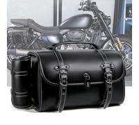 WFYBMB Alforjas Moto para Harley Davidson Street 750 2015-2020, Alforja Lateral Moto Impermeable Bolsa Trasera Moto - Cuero Bolsa Moto con Cierre Rápido,B/30 * 43 * 28CM
