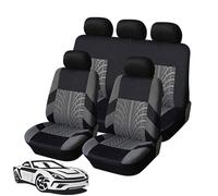 WFYBMB Funda Asiento Coche para Toyota Yaris Cross SUV 2021 2022 2023, Impermeable Antideslizante Transpirable Tela Cubreasientos Protector Cubreasientos Cómodo Cubre Asiento,B-Grey