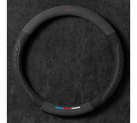 WFYBMB Funda Volante Coche para BMW 1 Series F20 F21 MPack 118i 120i 2015-2019-pr, Protector Volante Coche, Durabilidad Antideslizante Cómodo Transpirable, Cubre Volante Coche Suave,B-O