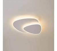WFZRXFC Lámpara de techo empotrada de creatividad blanca minimalista Luz fría, luz cálida, luz neutra, lámpara de techo ajustable de tres colores Iluminación de techo ultradelgada de 1,7 pulgadas para