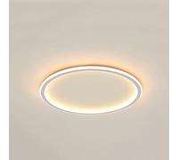 WFZRXFC Lámpara de Techo LED Redonda Minimalista Moderna para Montaje Empotrado 11,8 Pulgadas de diámetro, lámpara de Techo Ultrafina de 1,7 Pulgadas Luces de Techo de luz de 360 ° con Marco de 38W