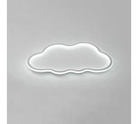 WFZRXFC Marco de aluminio Luz de techo de montaje empotrado en forma de nube 42W Luz blanca 6000K No es ajustable Lámpara de techo Luces de techo modernas minimalistas ultrafinas para el hogar para la