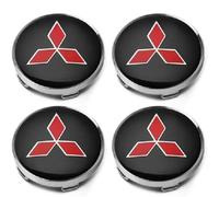 WGABKN Auto Centro Tapacubos para Mitsubishi Pajero/Montero/Shogun 1982-2025,4 Pcs Llantas Tapas Prueba Polvo Decoración Exterior Accesorios,10-60MM
