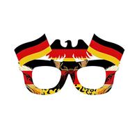 WGBOSMG Gafas para fanáticos del fútbol para festivales que muestran múltiples banderas nacionales, gafas de fiesta temáticas para el día de los juegos, marcos temáticos de bandera espiritual