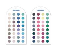WGBOSMG Juego de tarjetas de referencia de color, 2 tarjetas de guía portátiles con agujero superior para una fácil comparación diaria sobre la marcha, juego de tarjetas de cheques de tono portátiles