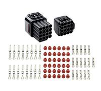 wgcd 5 Kits 16 pin manera impermeable eléctrico Conector Enchufe para Coche Automóvil