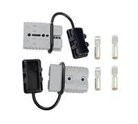 WGCD - Kit de enchufe de desconexión rápida para remolque de batería 175 A, color gris