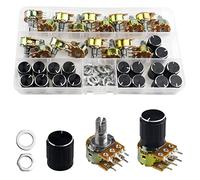 WGCD WMYCONGCONG B10K Ohm Resistencia Variable - Potenciómetro Lineal Giratorio con Tapa